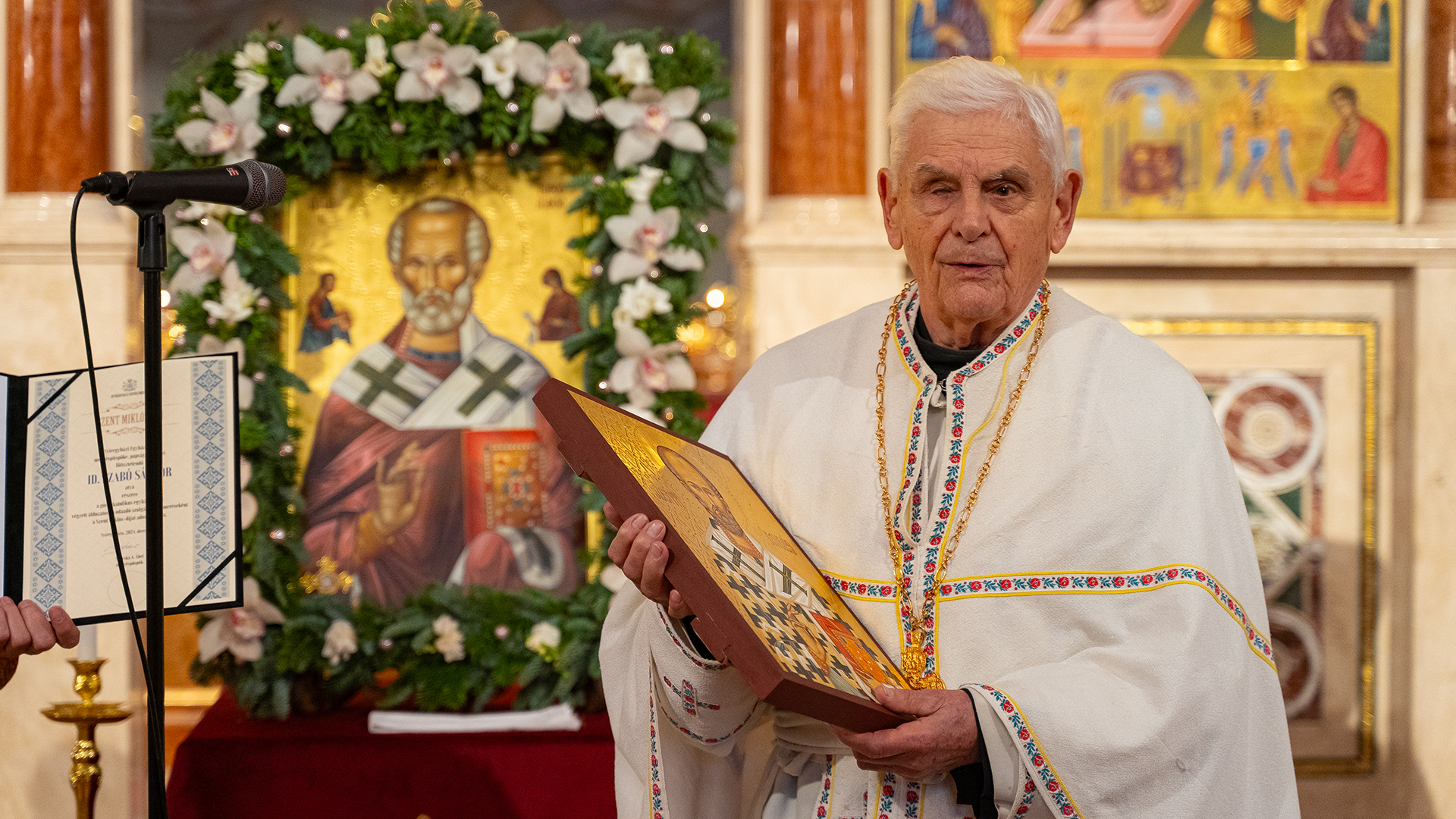 Szabó Sándor atya laudációja