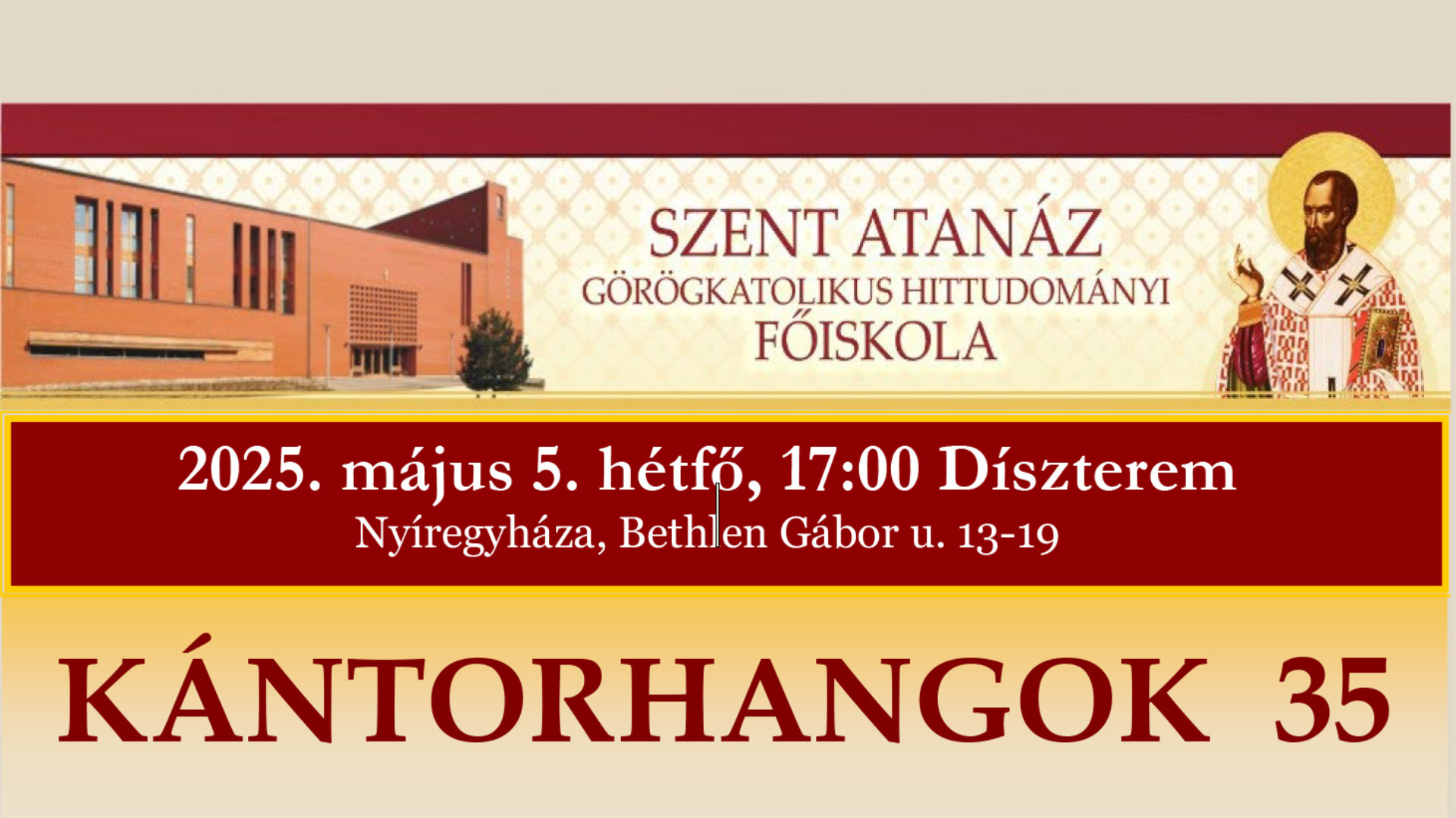 Kántorhangok – vizsgahangverseny