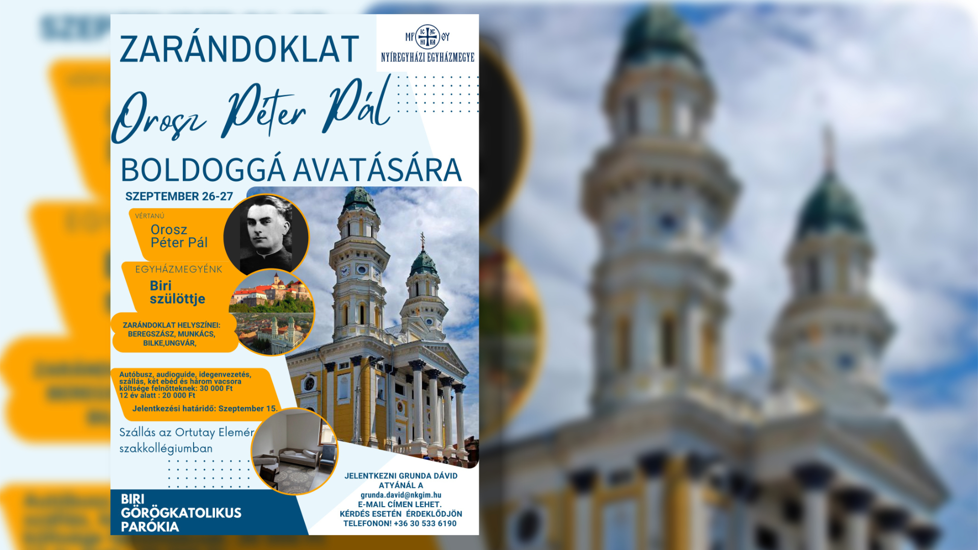 Zarándoklat Orosz Péter Pál nyomában
