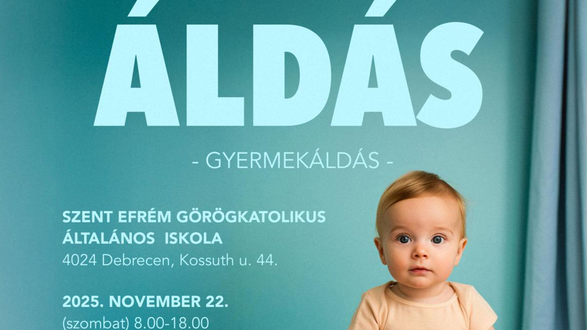 V. Országos életvédő nap – íme a részletes debreceni program