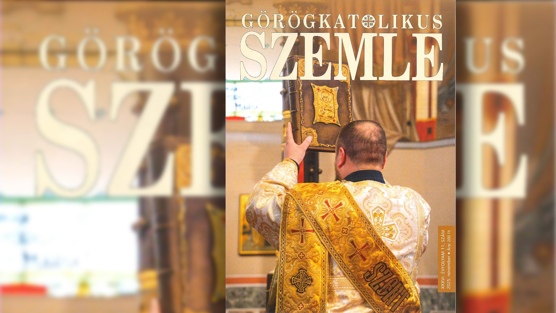 Megjelent a Görögkatolikus Szemle novemberi lapszáma!