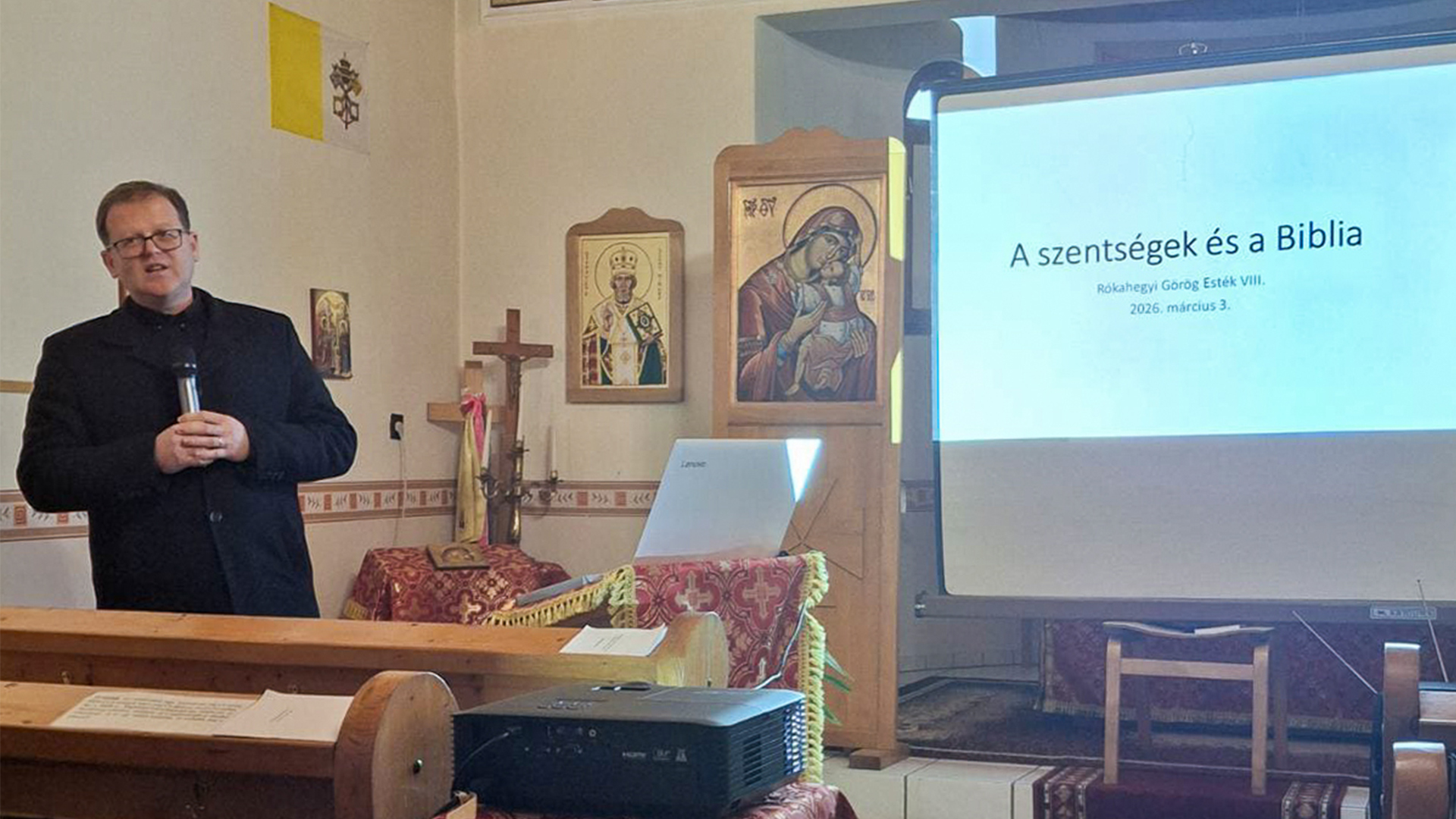 Újabb előadás a rókahegyi görög estéken a szentségekről