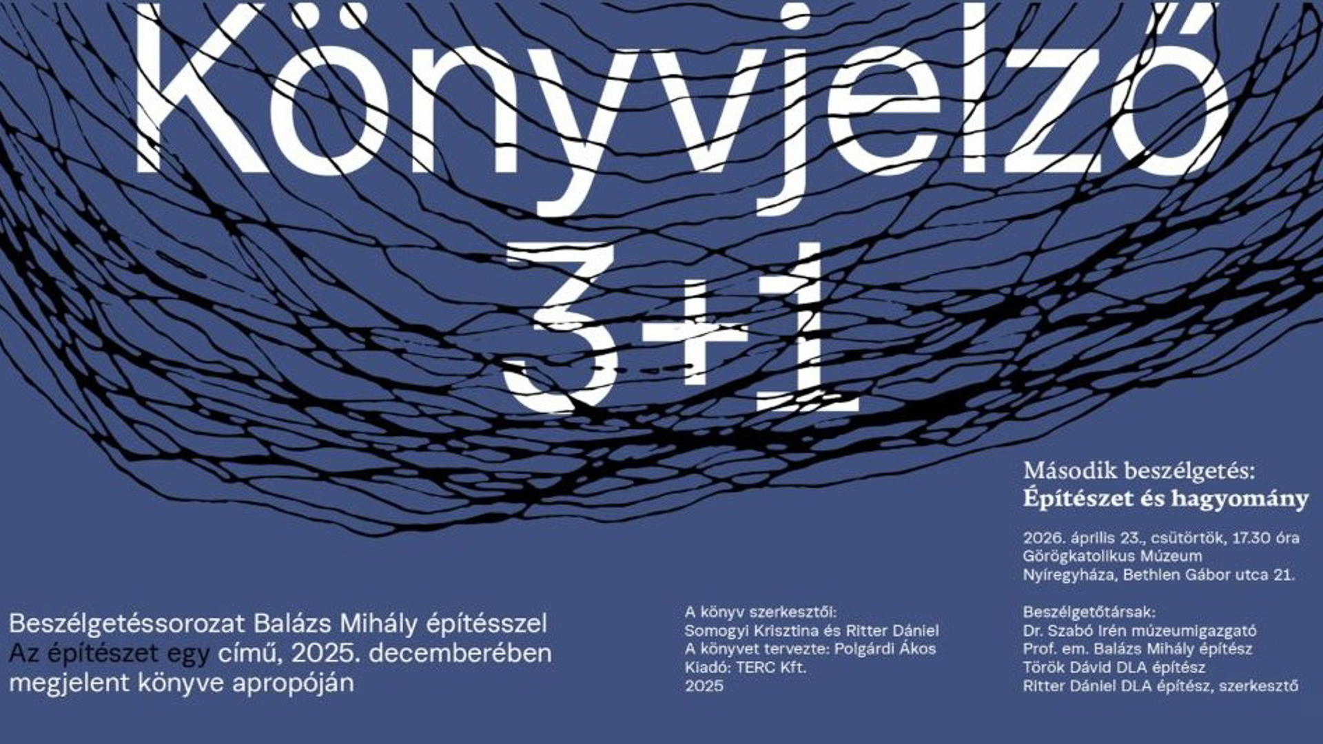 Könyvbemutató a Görögkatolikus Múzeumban: Ünnepi beszélgetés Balázs Mihály építésszel
