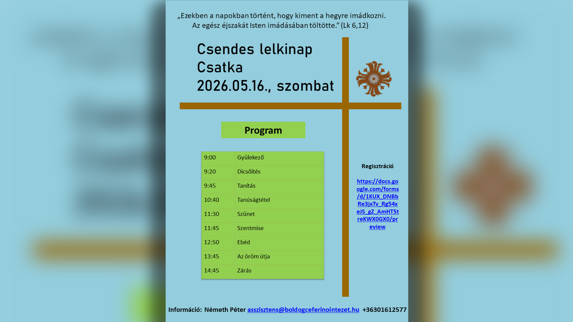 Csendes lelkinapot rendeznek Csatkán