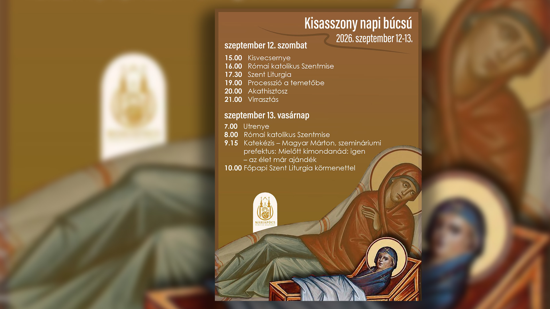 Kisboldogasszony búcsúja Máriapócson