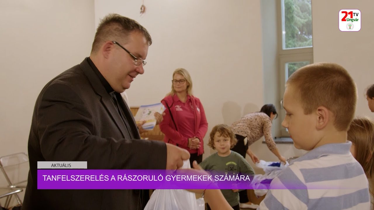 Tanfelszerelés a rászoruló gyermekek számára